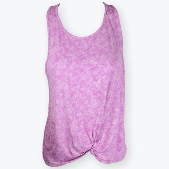 Wonder Nation Purple Water Color Girls Cross Back Tank L - Picture 1 of 7